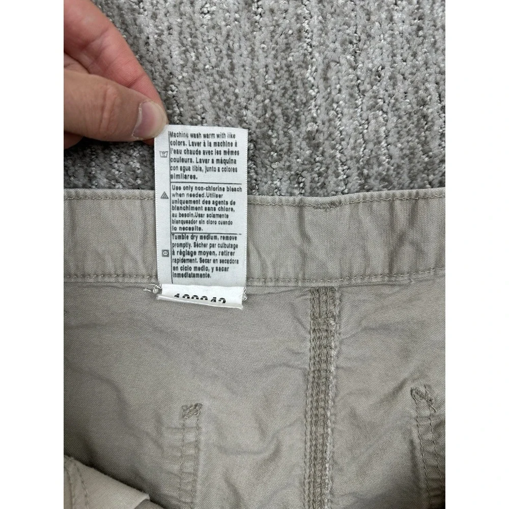 Vtg Y2K Carhartt Double Knee Carpenter Shorts Mens 34 Beige Leather Tag B201 Tan